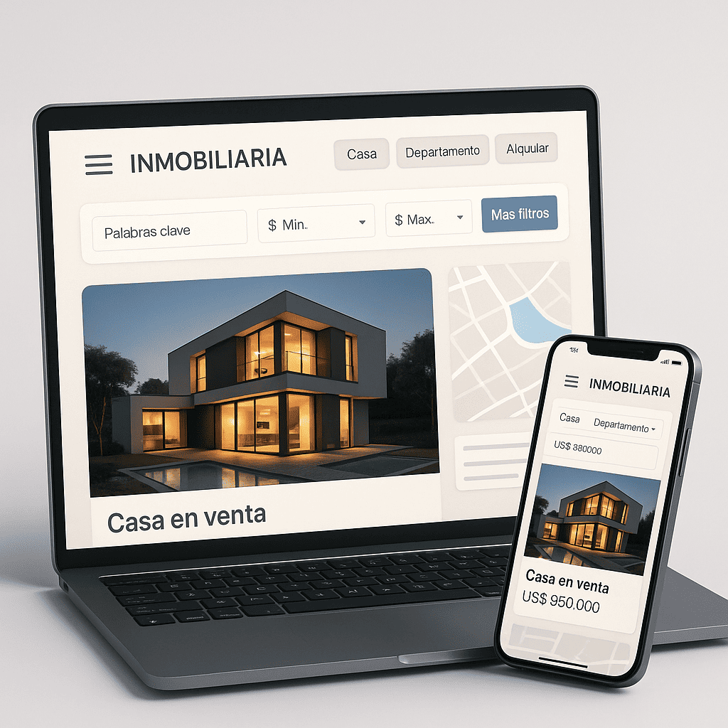 Qué debe incluir una web inmobiliaria moderna en 2025